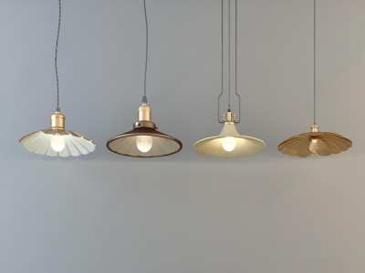 现代吊灯3D模型下载